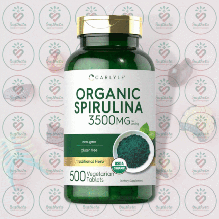 Carlyle Organic Spirulina – 3500 mg – 500 Vegetarian Tablets in Bangladesh Image 01