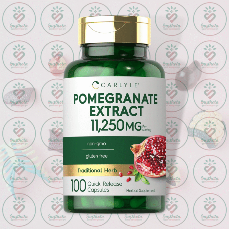 Home 8 Carlyle Pomegranate Extract – 11,250 Mg – 100 Quick Release Capsules In Bangladesh Image 01