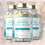 Carlyle Wild Caught Marine Collagen Beauty Formula - 2000 mg - 250 Coated Caplets in Bangladesh Image 02