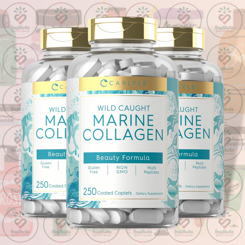 Home 15 Carlyle Wild Caught Marine Collagen Beauty Formula - 2000 Mg - 250 Coated Caplets In Bangladesh Image 02