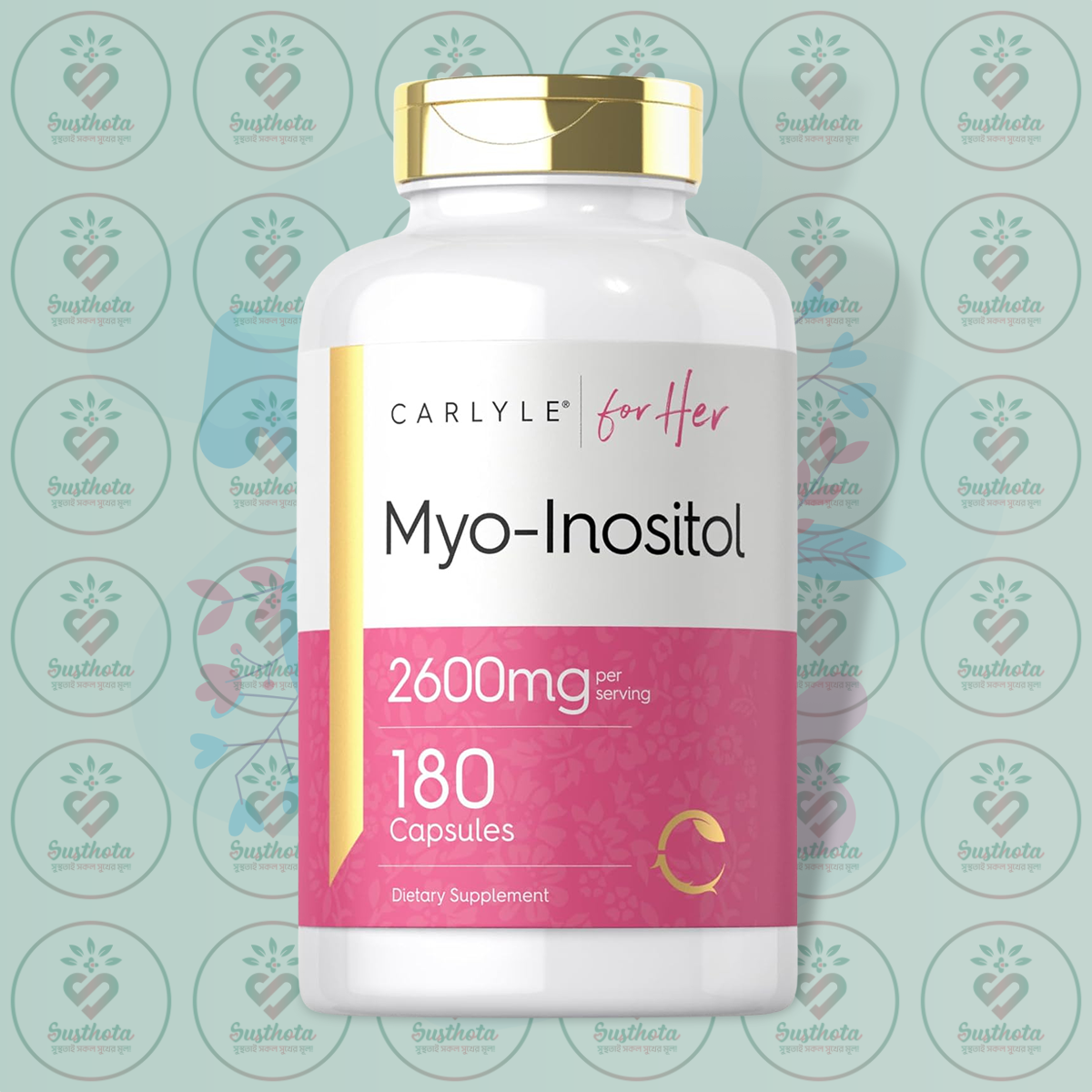 Carlyle For Her Myo-Inositol – 2600 Mg – 180 Capsules In Bangladesh Image 01 Carlyle For Her Myo-Inositol – 2600 Mg – 180 Capsules In Bangladesh Image 01
