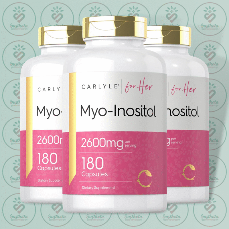 Home 7 Carlyle For Her Myo-Inositol – 2600 Mg – 180 Capsules In Bangladesh Image 02