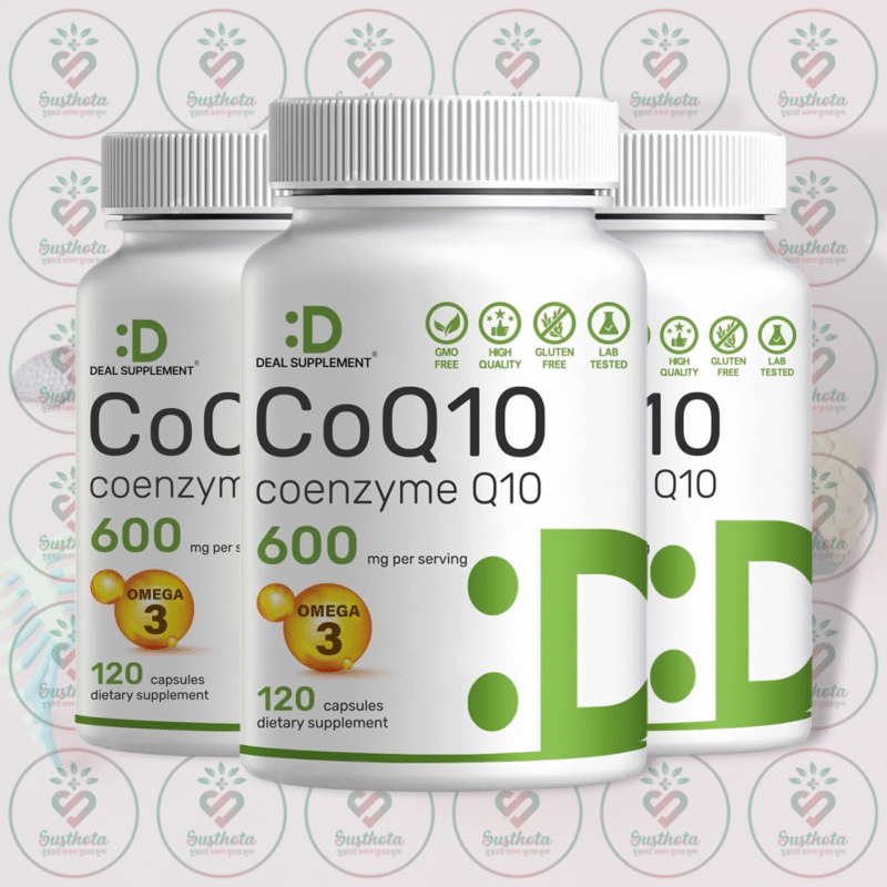 Deal Supplement Coq10 Coenzyme Q10 – 600 Mg – 120 Capsules In Bangladesh Image 02