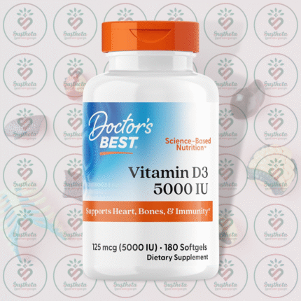 Doctor's Best Vitamin D3 – 5000 IU – 180 Softgels in Bangladesh Image 01
