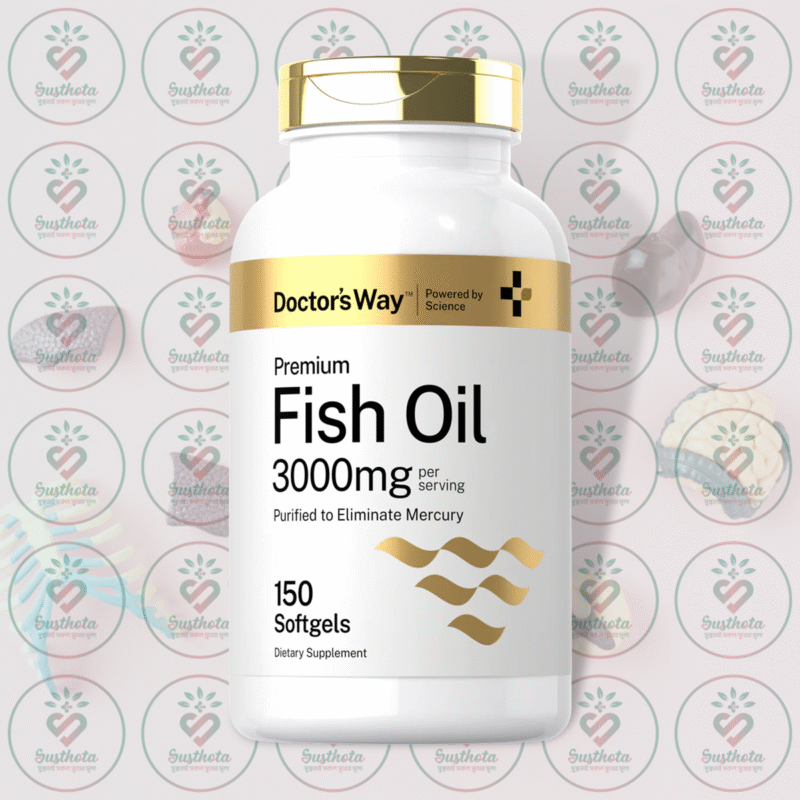 Doctor'S Way Premium Fish Oil - 3000Mg - 150 Softgels In Bangladesh Image 01