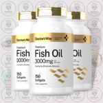 Doctor's Way Premium Fish Oil - 3000mg - 150 Softgels in Bangladesh Image 02