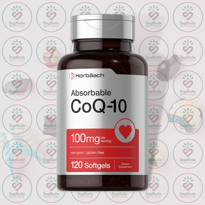 Horbäach Absorbable Coq-10 – 100 Mg – 120 Softgels In Bangladesh Image 01