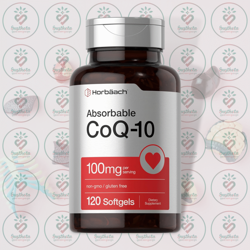 Horbäach Absorbable Coq-10 – 100 Mg – 120 Softgels In Bangladesh Image 01