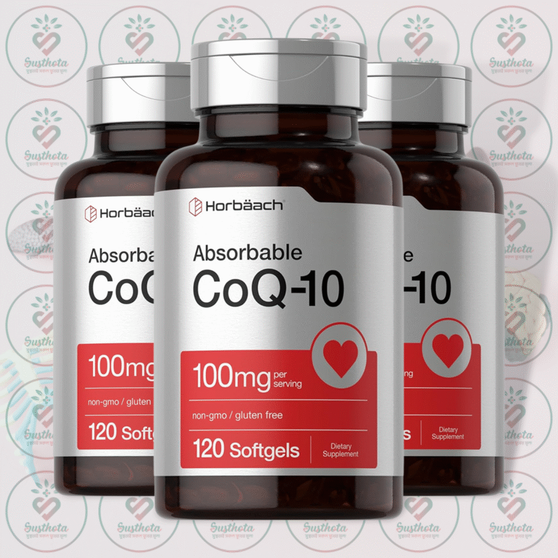 Horbäach Absorbable Coq-10 – 100 Mg – 120 Softgels In Bangladesh Image 02