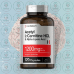 Horbäach Acetyl L-Carnitine HCL & Alpha Lipoic Acid - 1200mg - 120 Capsules in Bangladesh Image 01