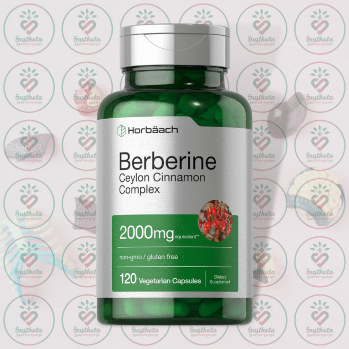 Horbäach Berberine Ceylon Cinnamon Complex – 2000Mg – 120 Vegetarian Capsules In Bangladesh Image 01