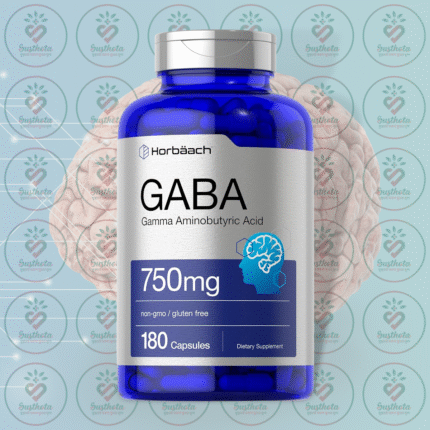 Horbäach GABA Gamma Aminobutyric Acid – 750 mg – 180 Capsules in Bangladesh Image 01
