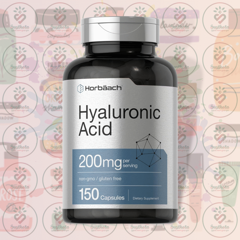 Horbäach Hyaluronic Acid – 200Mg – 150 Capsules In Bangladesh Image 01
