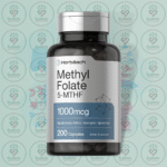 Horbäach Methyl Folate 5-MTHF – 1000mcg – 200 Capsules in Bangladesh Image 01