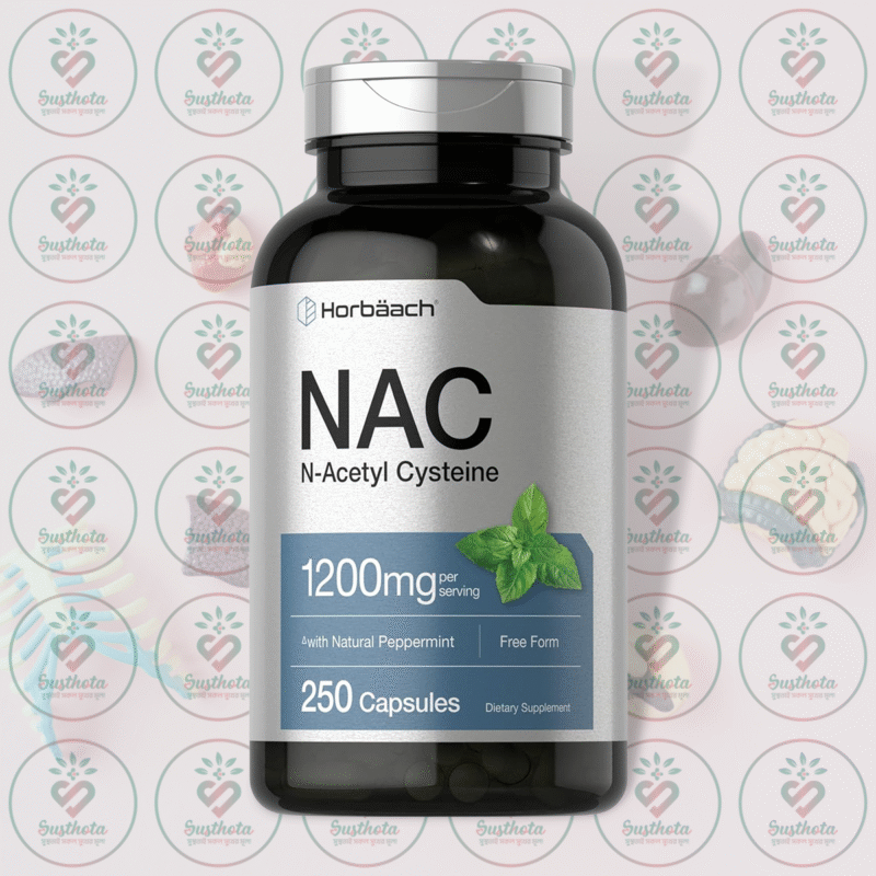 Horbäach Nac N-Acetyl Cysteine - 1200Mg - 250 Capsules In Bangladesh Image 01