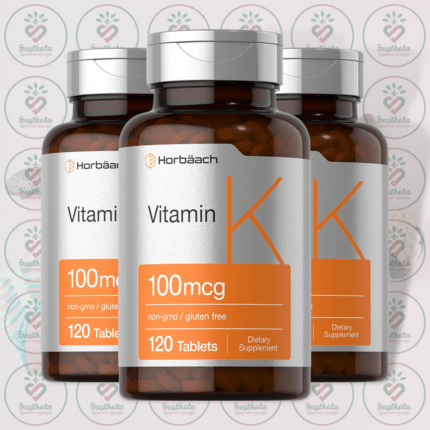 Horbäach Vitamin K – 100 mcg – 120 Tablets in Bangladesh Image 02