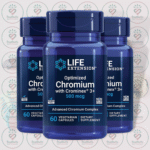 Life Extension Optimized Chromium with Crominex 3+ - 500 mcg - 60 Vegetarian Capsules in Bangladesh Image 02