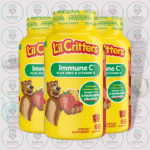 L'il Critters Immune C Plus Zinc & Vitamin D - 60 Gummies in Bangladesh Image 02