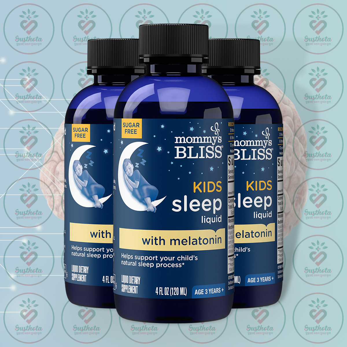 Mommy's Bliss Kids Sleep Liquid With Melatonin - 0.5 Mg - 120 Ml In Bangladesh Image 02 Mommy's Bliss Kids Sleep Liquid With Melatonin - 0.5 Mg - 120 Ml In Bangladesh Image 02