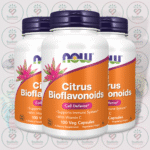 NOW Citrus Bioflavonoids – 1400 mg – 100 Veg Capsules in Bangladesh Image 02