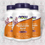 NOW Double Strength Hyaluronic Acid – 100 mg – 120 Veg Capsules in Bangladesh Image 02