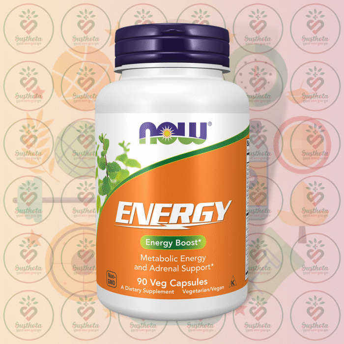 Now Energy - 90 Veg Capsules In Bangladesh Image 01