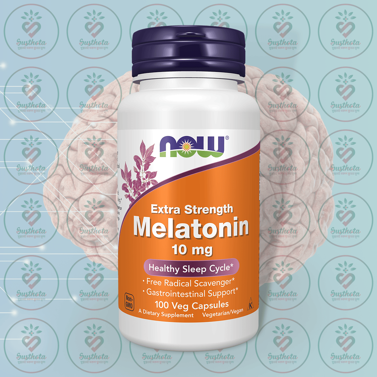 Now Extra Strength Melatonin – 10 Mg – 100 Veg Capsules In Bangladesh Image 01 Now Extra Strength Melatonin – 10 Mg – 100 Veg Capsules In Bangladesh Image 01