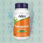 NOW Fenugreek – 500 mg – 100 Veg Capsules in Bangladesh Image 01