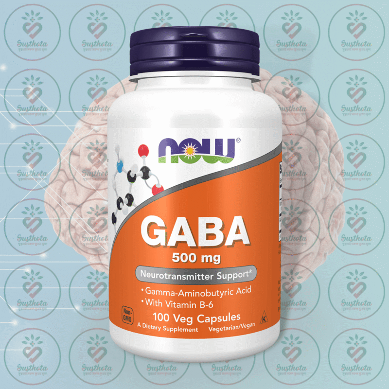 Now Gaba – 500 Mg – 100 Veg Capsules In Bangladesh Image 01