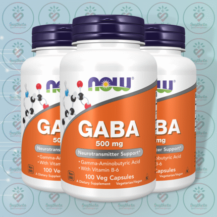 NOW GABA – 500 mg – 100 Veg Capsules in Bangladesh Image 02