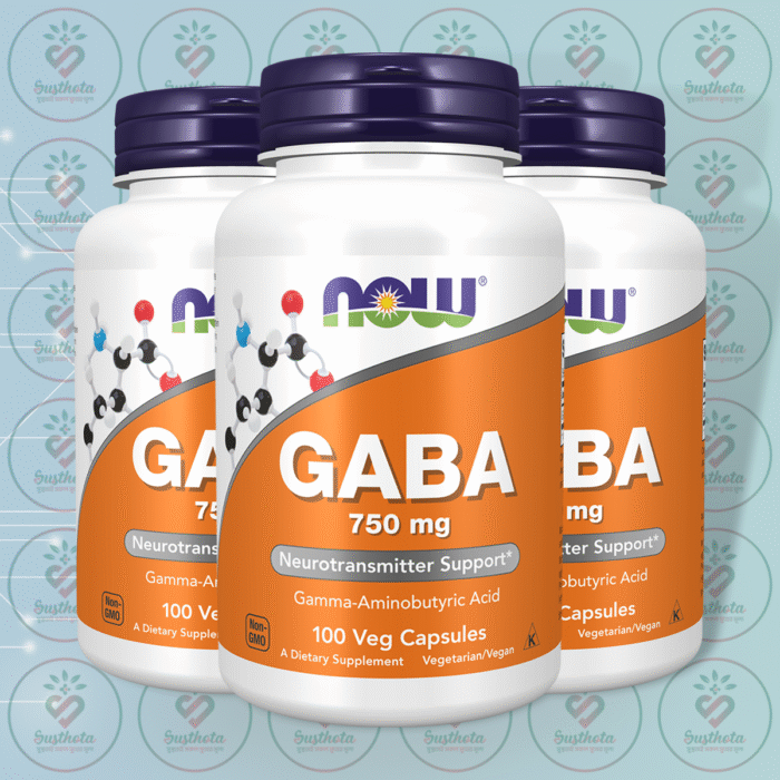Now Gaba – 750 Mg – 100 Veg Capsules In Bangladesh Image 02