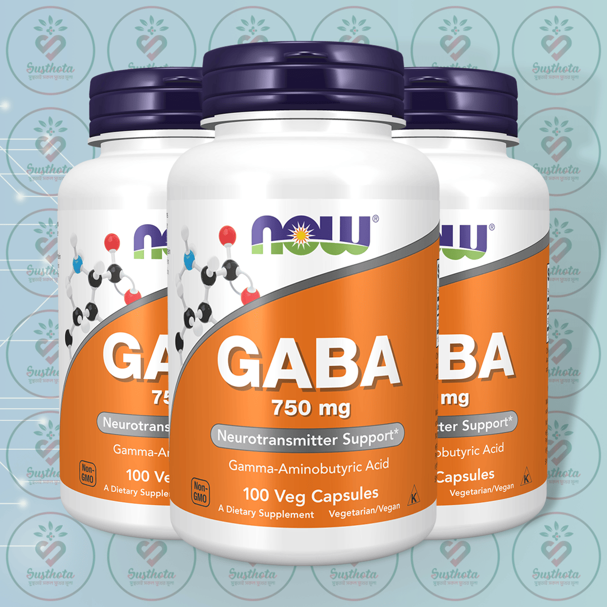 Now Gaba – 750 Mg – 100 Veg Capsules In Bangladesh Image 02 Now Gaba – 750 Mg – 100 Veg Capsules In Bangladesh Image 02