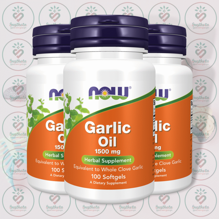 Now Garlic Oil – 1500 Mg – 100 Softgels In Bangladesh Image 02