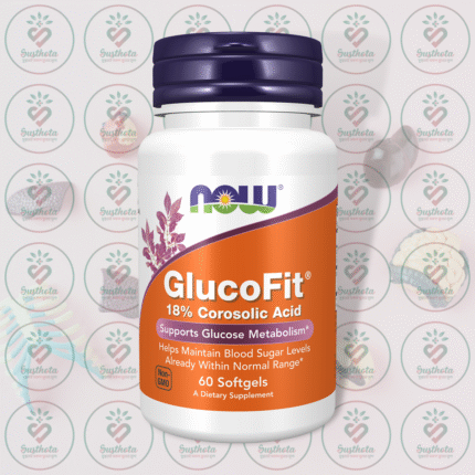 NOW GlucoFit – 18% Corosolic Acid – 60 Softgels in Bangladesh Image 01