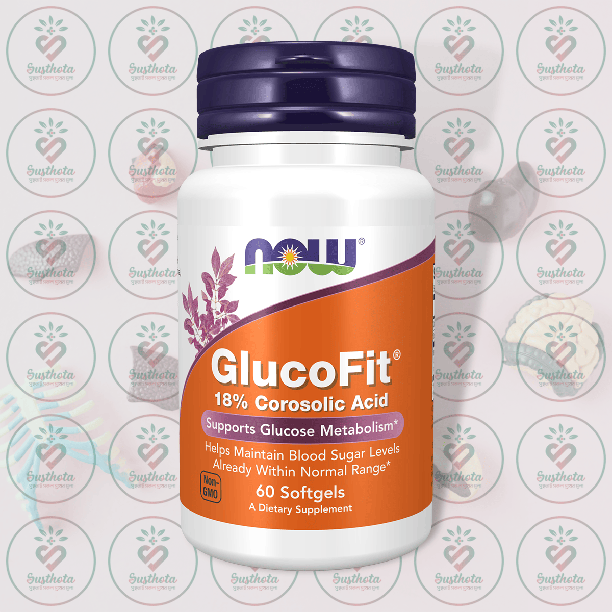 Now Glucofit – 18% Corosolic Acid – 60 Softgels In Bangladesh Image 01 Now Glucofit – 18% Corosolic Acid – 60 Softgels In Bangladesh Image 01