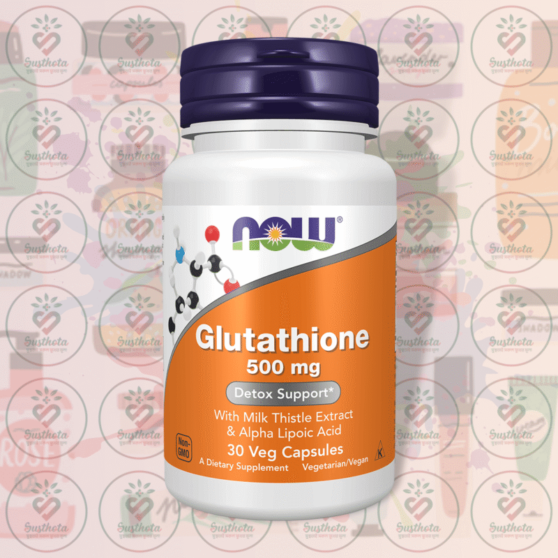Now Glutathione - 500 Mg - 30 Veg Capsules In Bangladesh Image 01