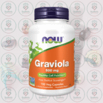 NOW Graviola – 500 mg – 100 Veg Capsules in Bangladesh Image 01