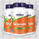 NOW Graviola – 500 mg – 100 Veg Capsules in Bangladesh Image 02