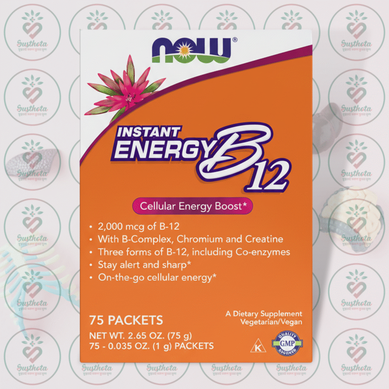Now Instant Energy B12 – 2000 Mcg – 75 Packets In Bangladesh Image 01