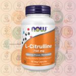 NOW L-Citrulline – 750 mg – 90 Veg Capsules in Bangladesh Image 01