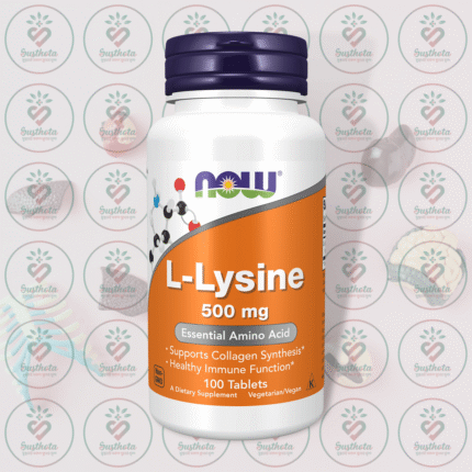 NOW L-Lysine – 500 mg – 100 Tablets in Bangladesh Image 01
