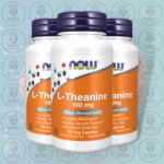 NOW L-Theanine – 100 mg – 90 Veg Capsules in Bangladesh Image 02