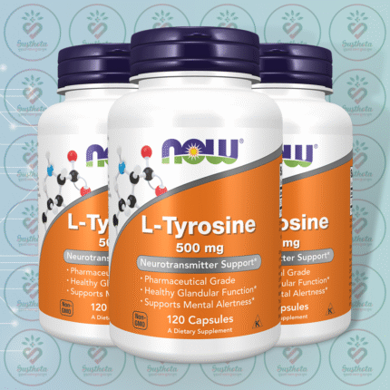 NOW L-Tyrosine – 500 mg – 120 Capsules in Bangladesh Image 02