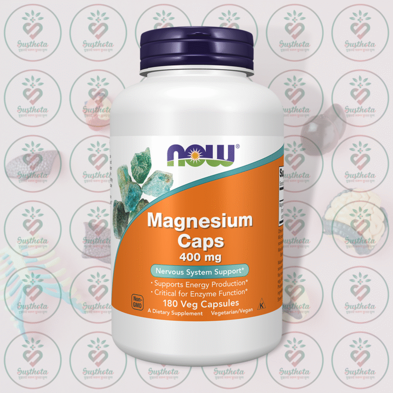 Home 16 Now Magnesium Caps – 400 Mg – 180 Veg Capsules In Bangladesh Image 01