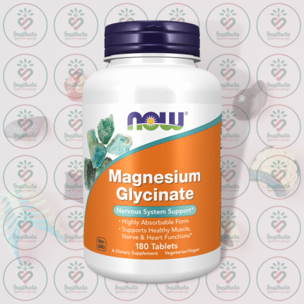 NOW Magnesium Glycinate – 200 mg – 180 Tablets in Bangladesh Image 01