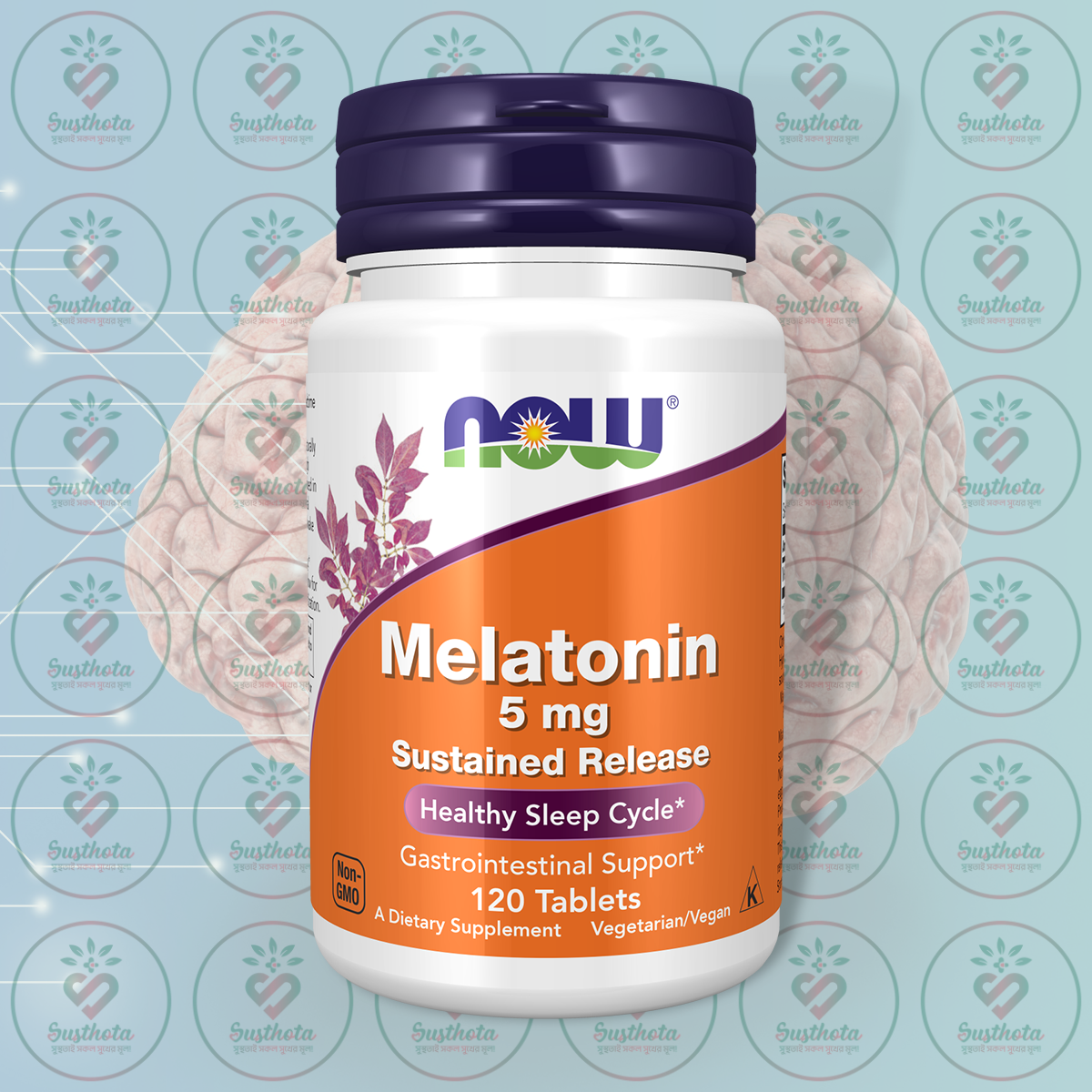 Now Melatonin – 5 Mg – 120 Sustained Release Tablets In Bangladesh Image 01 Now Melatonin – 5 Mg – 120 Sustained Release Tablets In Bangladesh Image 01