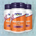 NOW Melatonin – 5 mg – 120 Sustained Release Tablets in Bangladesh Image 02
