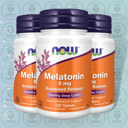 NOW Melatonin – 5 mg – 120 Sustained Release Tablets in Bangladesh Image 02