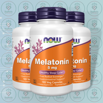 NOW Melatonin – 5 mg – 180 Veg Capsules in Bangladesh Image 02