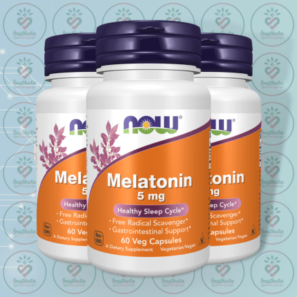 NOW Melatonin – 5 mg – 60 Veg Capsules in Bangladesh Image 02